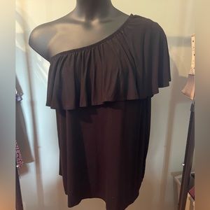 Lane Bryant One shoulder blouse-size 26/28